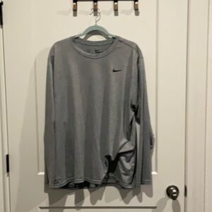 Nike Gray Long Sleeve Shirt